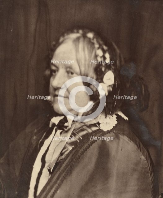 Portrait of an old woman, 1878-1896. Creator: Samuel Alexander Walker.