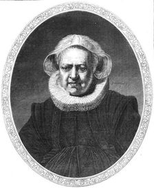 Portrait of an Old Woman, by Rembrandt, in the National Gallery, 1868. Creator: Unknown