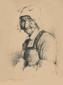 Portrait of an old woman c1890, (1894). Artist: Mortimer L Menpes