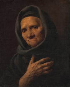 Portrait of an old woman. Creator: Fedor Petrovic Cumakov