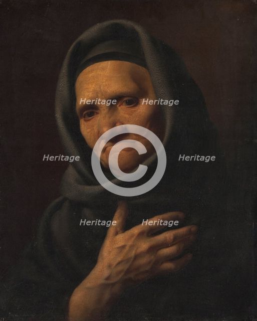 Portrait of an old woman. Creator: Fedor Petrovic Cumakov.