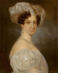 Portrait of an Older Lady, 1834. Creator: Johann Lestyan