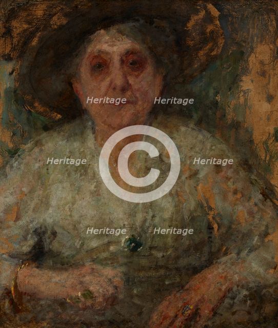 Portrait of an Older Lady, c1922. Creator: Olga Boznanska.