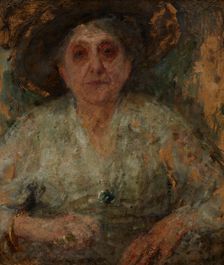 Portrait of an Older Lady, c1922. Creator: Olga Boznanska