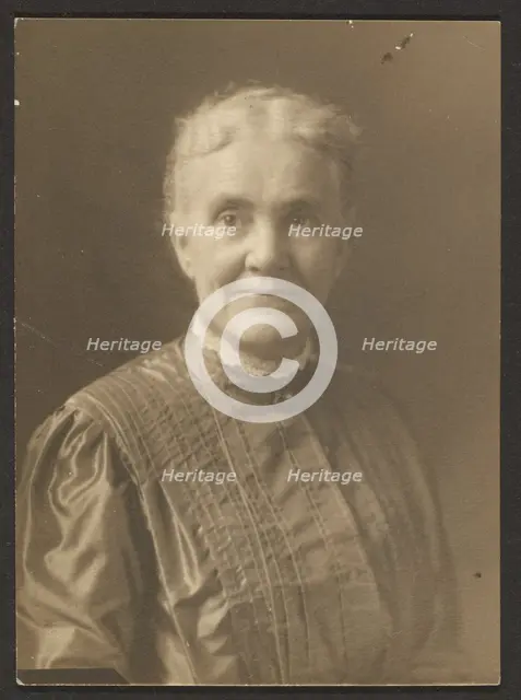 Portrait of an Older Woman with Lace Collar, 1907-1943. Creator: Louis Fleckenstein.
