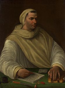 Portrait of an Olivetan Monk. Creator: Baldassare Peruzzi
