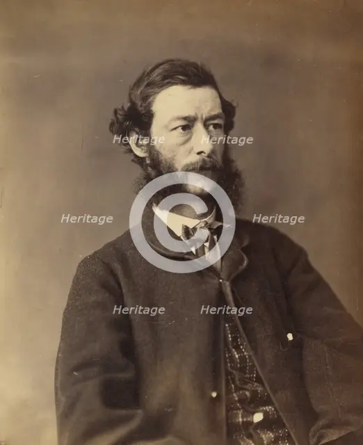 Portrait of an unidentified man, about 1862. Creator: Alexander Gardner.