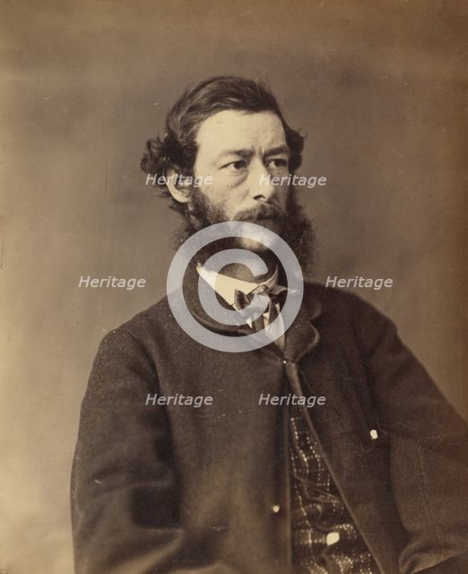 Portrait of an unidentified man, about 1862. Creator: Alexander Gardner.