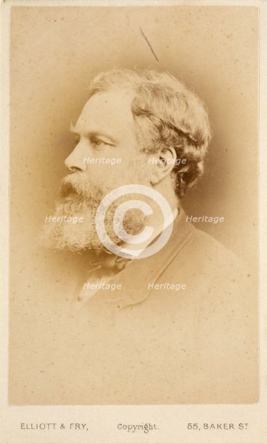 Portrait of an Unidentified Man, (John Macallan Swan), c1865.  Creator: Elliott & Fry.