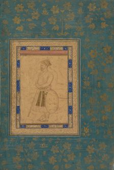 Portrait of an Unidentified Noble from Shah Jahan's Court, c. 1640-1650. Creator: Unknown