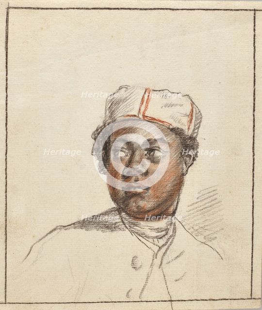 Portrait of an Unidentified Black Servant, about 1775. Creator: Unknown.