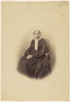 Portrait of an Unidentified Woman, about 1858. Creator: Gustave Le Gray