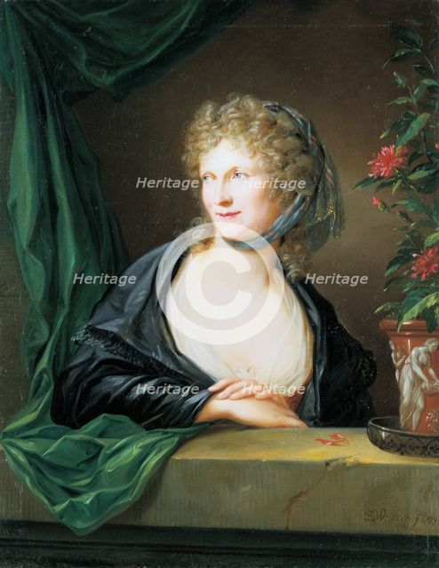 Portrait of an Unknown Woman, 1798. Creator: Friedrich Georg Weitsch.