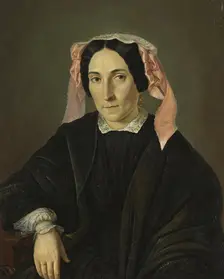 Portrait of an Unknown Woman, 1852. Creator: Kazimir Yasevich