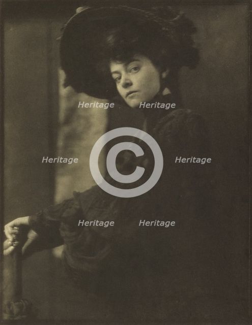 Portrait of an Unknown Woman, 1904. Creator: Gertrude Kasebier.