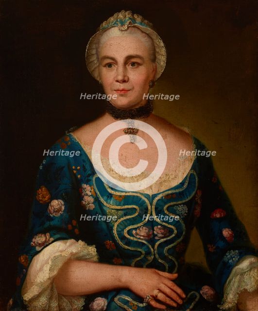 Portrait of an Unknown Woman, 2nd half of 18th century. Creator: Unknown.