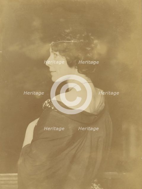 Portrait of an Unknown Woman, about 1900. Creator: Franz von Stuck.