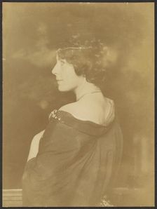 Portrait of an Unknown Woman, about 1900. Creator: Franz von Stuck