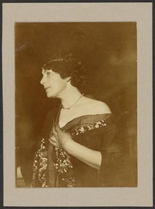 Portrait of an Unknown Woman, about 1900. Creator: Franz von Stuck