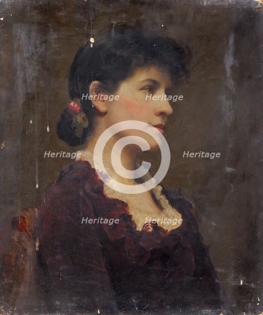 Portrait of an Unknown Woman, c1900s. Creator: Unknown.