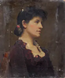 Portrait of an Unknown Woman, c1900s. Creator: Unknown