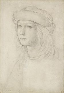 Portrait of an unknown Youth (possibly a self-portrait). Artist: Raphael