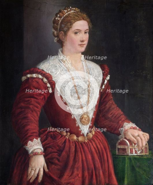 Portrait of an unknown lady, c1560s. Artist: Venetian School.