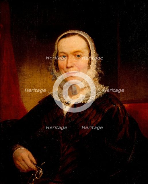 Portrait of an Unknown Lady, late 1830s. Creator: Anon.