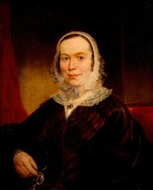 Portrait of an Unknown Lady, late 1830s. Creator: Anon