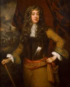 Portrait of an unknown man called William III, late 17th century. Artist: Studio of William Wissing