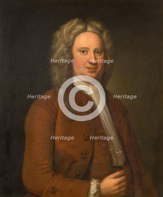 Portrait Of An Unknown Man, Possibly Clobery Holte, 1720-1740. Creator: Unknown.