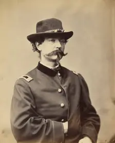 Portrait of an unknown officer, about 1862. Creator: Alexander Gardner