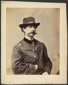Portrait of an unknown officer, about 1862. Creator: Alexander Gardner