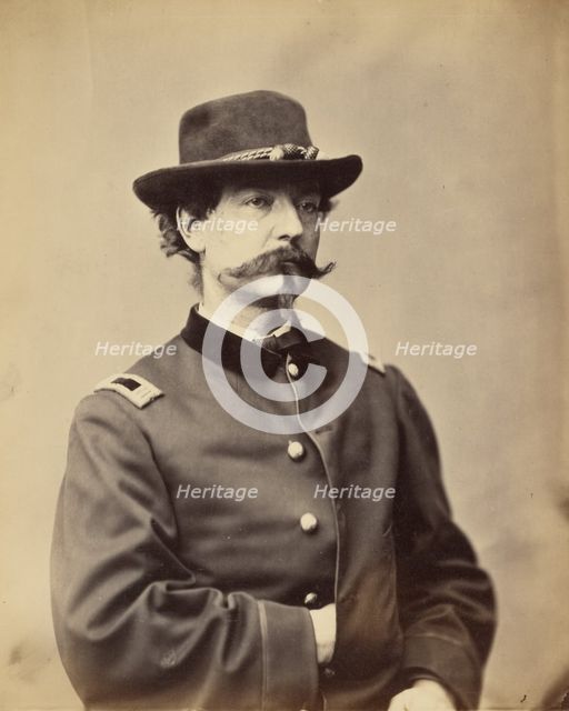 Portrait of an unknown officer, about 1862. Creator: Alexander Gardner.