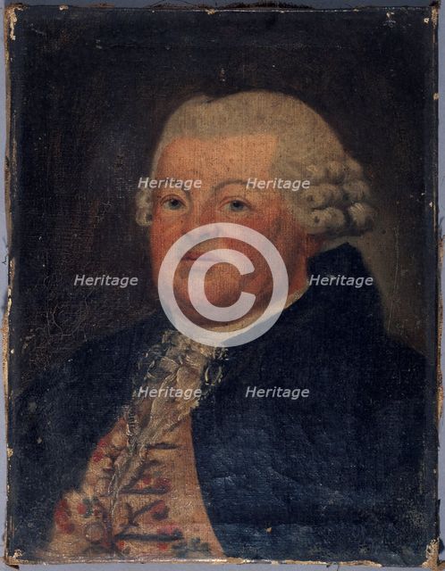 Portrait of an unknown person (circa 1760), c1760. Creator: Margherita Campion Brunet.