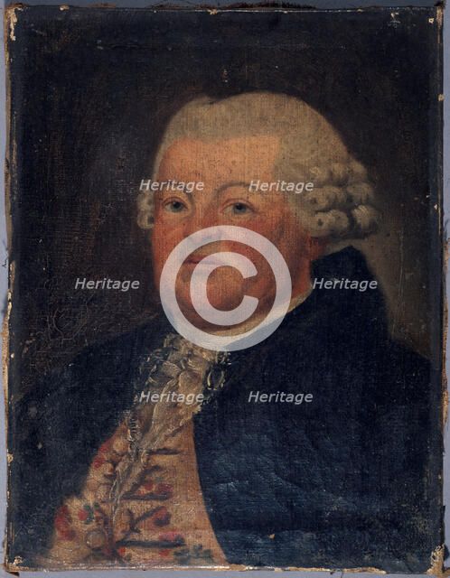 Portrait of an unknown person (circa 1760), c1760. Creator: Margherita Campion Brunet.