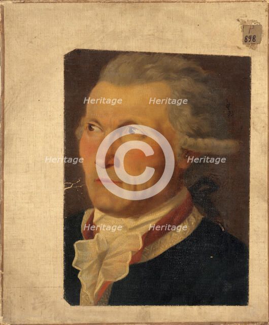 Portrait of an unknown person (Denis Le Roy?), c1780. Creator: Denis-Sebastien Leroy.