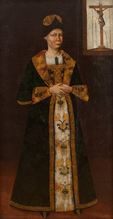 Portrait of an Unknown Ruthenian Lady, 1st half of 18th century. Creator: Unknown