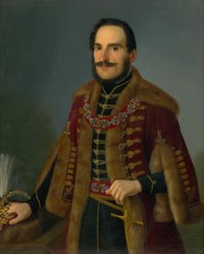 Portrait of Antal Roch, 1846. Creator: Jozef Bozetech Klemens