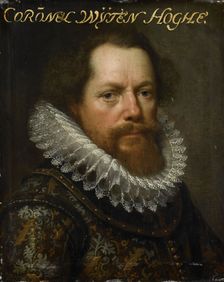 Portrait of Anthonis van Utenhove (?-1625), Lord of Rijnesteyn, 1619. Creator: Workshop of Paulus Moreelse