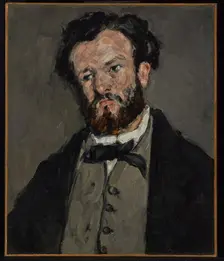 Portrait of Anthony Valabrègue, 1869-1871. Creator: Paul Cezanne