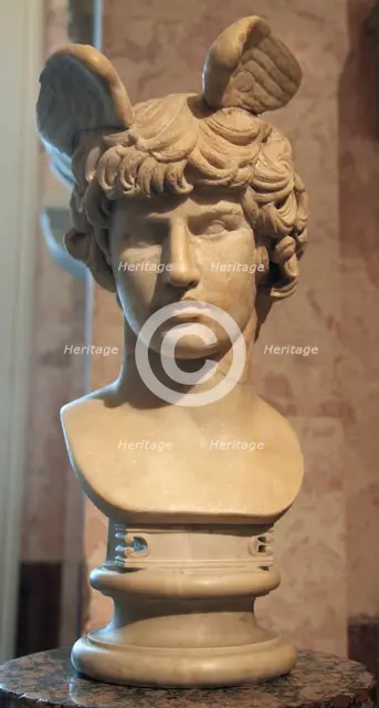 Portrait of Antinous, mid 2nd century. Artist: Unknown