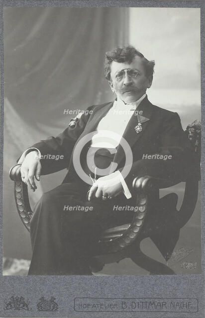 Portrait of Anton Azbe (1862-1905), 1904. Creator: Dittmar, Bernhard (1865-1939).