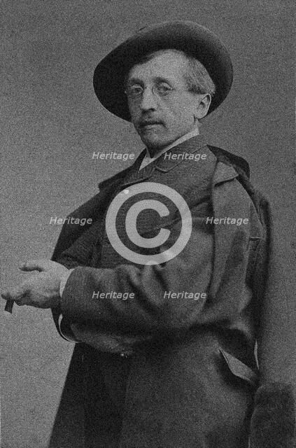Portrait of Anton Azbe (1862-1905), c1900. Creator: Photo studio Franz Werner, Munich  .