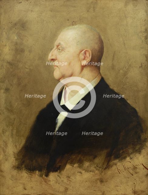 Portrait of Anton Bruckner (1824-1896), 1885.