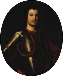 Portrait of Anton Divier, (first General-Chief of Police of St Petersburg), 1713. Creator: Unknown