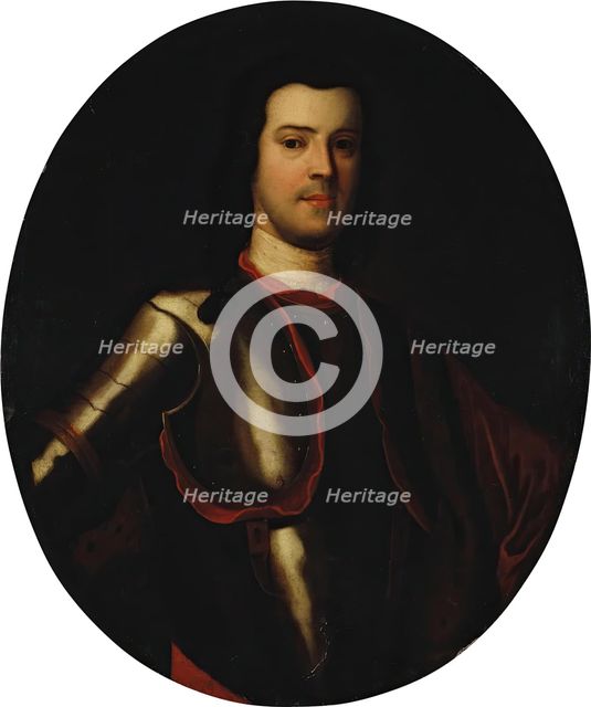 Portrait of Anton Divier, (first General-Chief of Police of St Petersburg), 1713. Creator: Unknown.