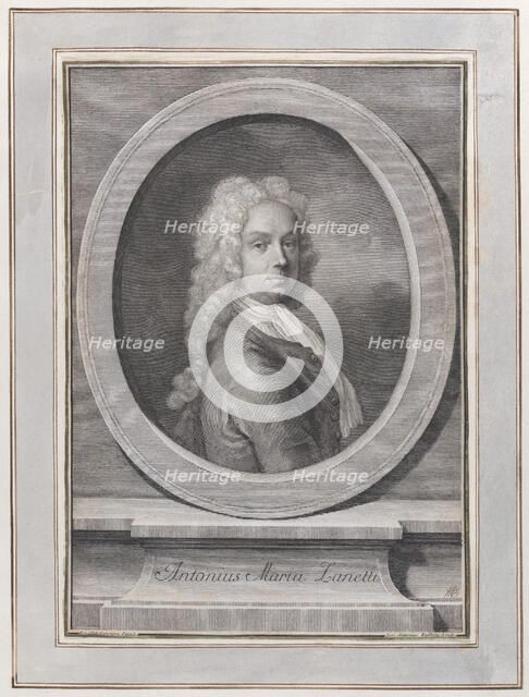 Portrait of Anton Maria Zanetti the Elder, ca. 1725. Creator: Giovanni Antonio Faldoni.