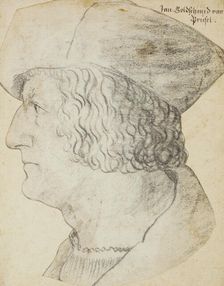 Portrait of Anton Rem, about 1518. Creator: Hans Schwarz