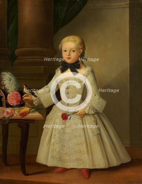 Portrait of Anton Ulrich von Holzhausen, c1758-1759. Creator: Anton Tischbein?.